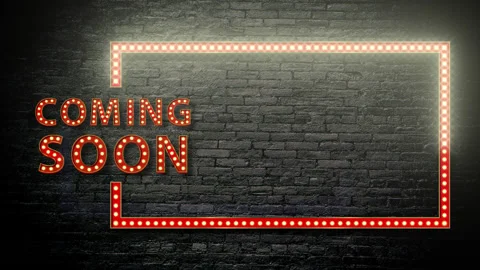 Light frame coming soon Stock Footage 145524779