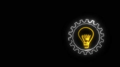 Light in futuristic gears create powerful energy and matrix alphabet big data Stock Footage 139693972