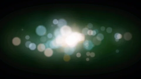 Light FX2224: Bokeh light discs pulse and shine. Stock Footage 107229789