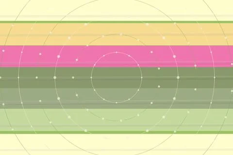 Light garden party decorative backdrop with orbit linked dot network pattern and Stock Illustration