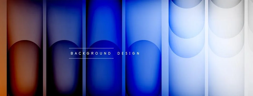 Light geometric abstract background with lines, circles 스톡 일러스트