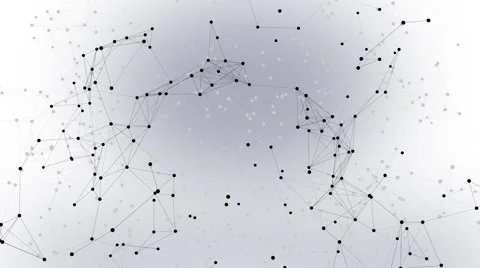 Light geometrical background with dark lines and dots Vídeo Stock 66839039