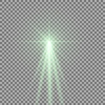 Light with a glare Stock Illustration