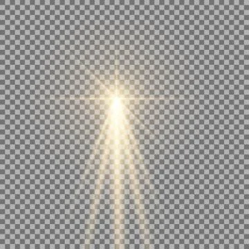Light with a glare Stock Illustration