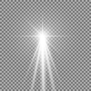 Light with a glare Stock Illustration