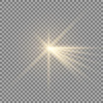 Light with a glare Stock Illustration