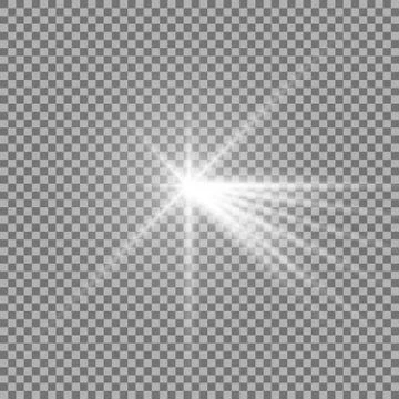 Light with a glare Stock Illustration