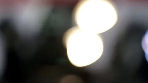 Light Glare from Spotlights Stock Footage 74105512
