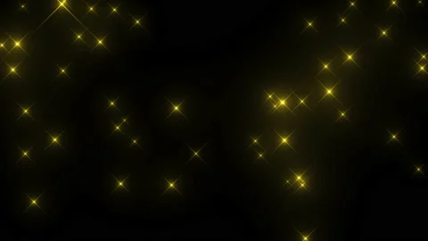 Light glitter particle yellow effect loop CG rise strong glow Brilliance Stock Footage 228873046