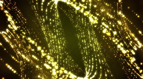 Light Glitter Tunnel Background Stock Footage 52540829