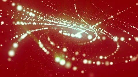 Light Glitters Tunnel Red Loopable Background Vídeo Stock 65201870