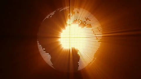 Light Globe gold Vídeos de archivo 12726206