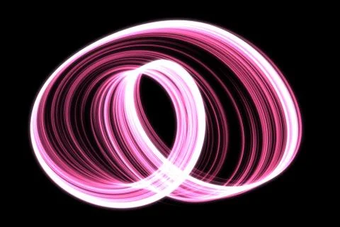Light glow abstract effect black background. 3d illustration, 3d rendering. Stock Illustration