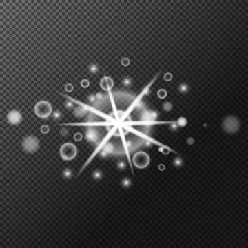 Light Glowing Element Vector Clipart Stock Illustration