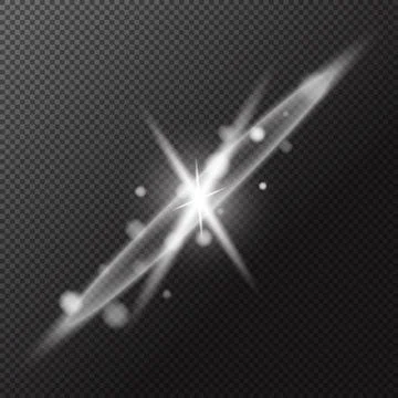 Light Glowing Element Vector Clipart Illustrazione stock