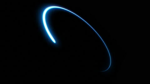 Light glowing neon shape animation Stock Footage 169874418