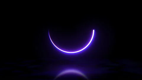 Light glowing neon shape animation 動画素材 170122782