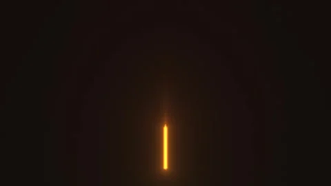 Light glows from a vertical line in dark space Stock Footage 338239536