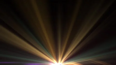 Light god rays, lens flare style vintage overlay shine spotlight effect. Stock Footage 288945880