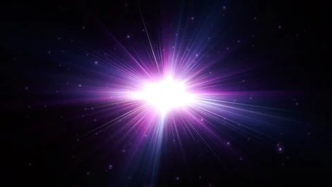 Light god rays, lens flare style vintage overlay shine spotlight effect. Stock Footage 289162643