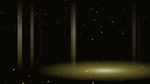 Light Gold glitter particles falling luxury background loop Stock Footage 342641489