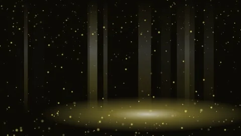 Light Gold glitter particles falling luxury background loop Vidéo 342641601