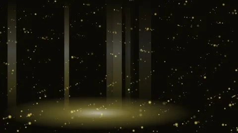 Light Gold glitter particles falling luxury background loop Vídeos de archivo 342641800