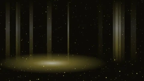 Light Gold glitter particles falling luxury background loop Vídeos de archivo 342641856