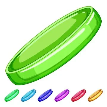 Light golden ring cartoon vector graphic Stock Illustration