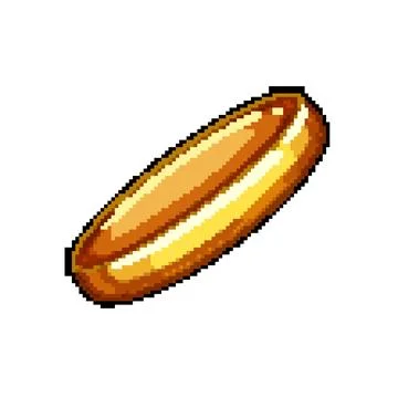 Light golden ring pixel art vector illustration Illustrazione stock