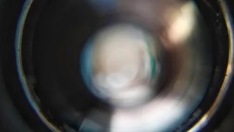 Light gradation on an out of focus camera lens Stock Photos