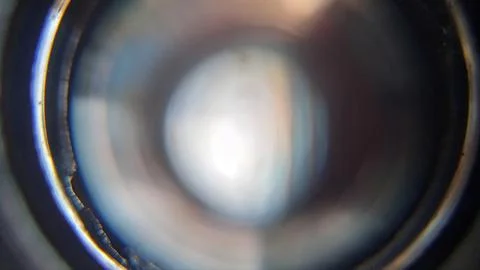 Light gradation on an out of focus camera lens Stock Photos