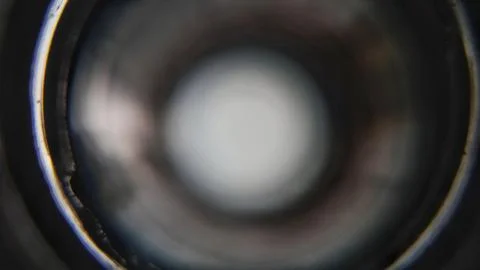 Light gradation on an out of focus camera lens Stock Photos