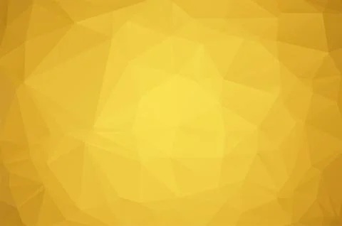 Light gradient gold yellow Low poly crystal background. Polygon design pattern.  Stock Illustration