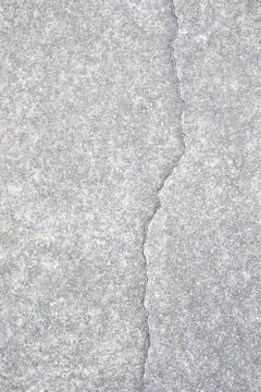 Light Gray Aggregate Vertical With Crack Stock Photos