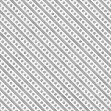 Light gray and white small polka dots and stripes pattern repeat background Stock Illustration