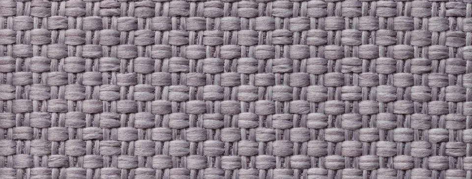 Light gray background with checkered pattern, closeup. Structure of the fabri Stock Photos