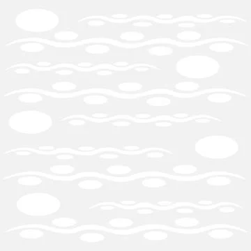 A light gray background with oval holes. Cloud Dancer イラスト素材