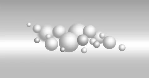 Light gray background with white balloons. Stock Footage 170200555