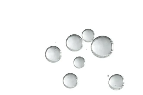 Light gray bubbles Stock Photos