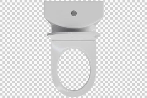 Light gray, circular, wall-mounted, curtain hook Stock Illustration