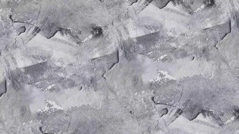 Light Gray Concrete Texture with Peeling Cement Layers and Rough Surface Stock Footage 327859464