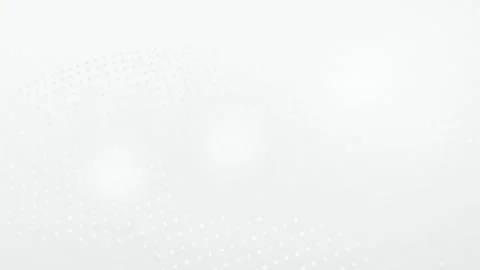 Light gray dots create a dynamic undulating motion across a white background Stock Footage 340678322