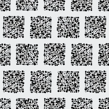 Light gray dotted seamless background. Geometric pattern. Stock Illustration