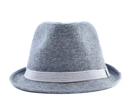 Light gray hat isolated Stock Photos