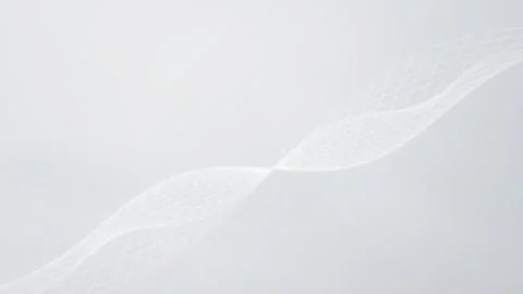 A light gray mesh ribbon waves gently in a seamless loop Vídeos de archivo 343324615