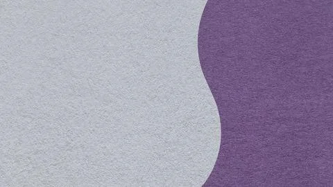 Light gray paper texture background with dark violet vertical curved wavy s.. Stock Illustration