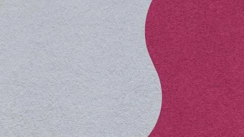 Light gray paper texture background with dark wine vertical curved wavy split Stock Illustration