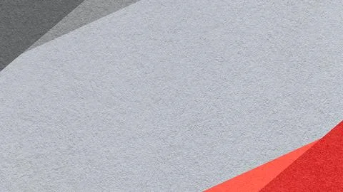 Light gray paper texture background with black, red geometric corners gradien Stock Photos
