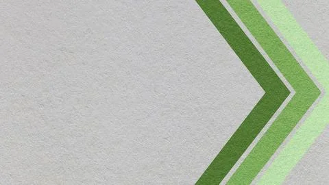 Light gray paper texture background with green, olive chevron corner stripes  Stock Photos